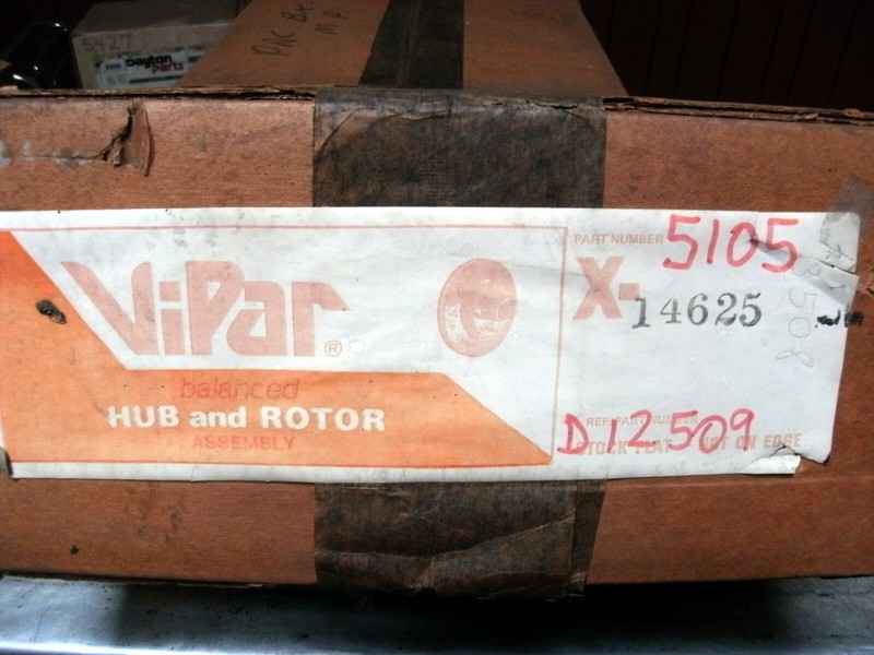 1 – NOS Vipar 14625 Disc Brake Rotor 1977 – 78 AMC Gremlin Hornet Spirit 4-cyl