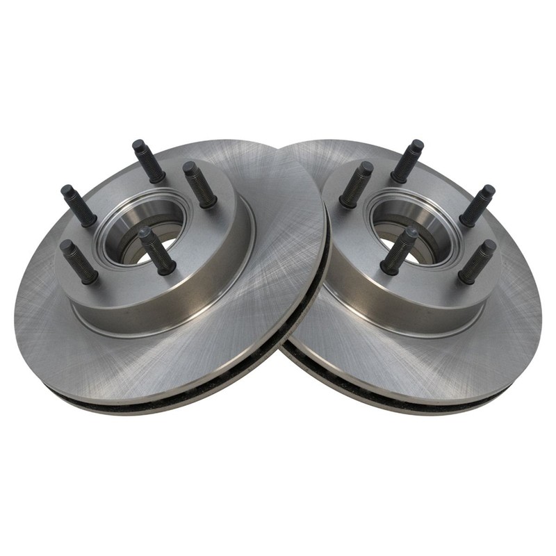 TRQ Front Disc Brake Rotor Pair Kit for Bronco II Explorer Ranger Pickup Truck gallery