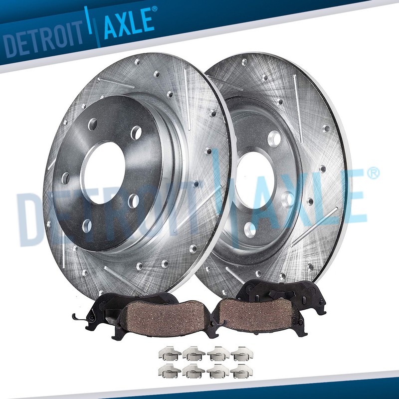 Rear Drilled Rotor Brake Pads for 2005 – 2008 Grand Prix Buick Allure Lacrosse