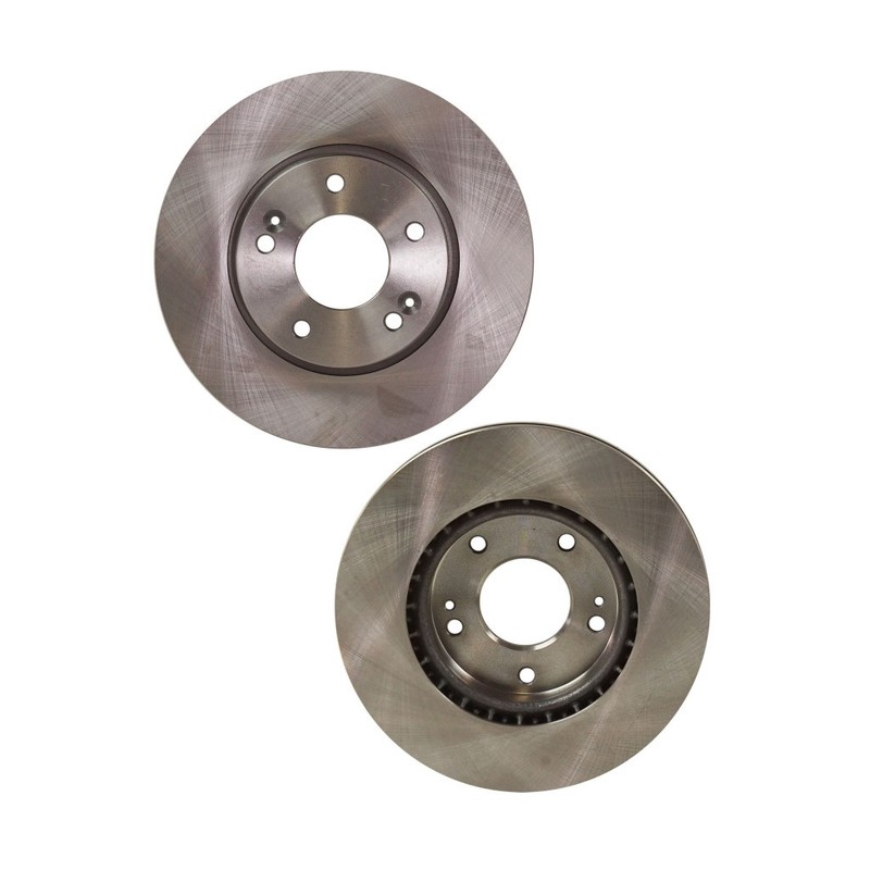 For Hyundai Veloster 2019 2020 2021 Brake Discs Front Pair | Plain Surface