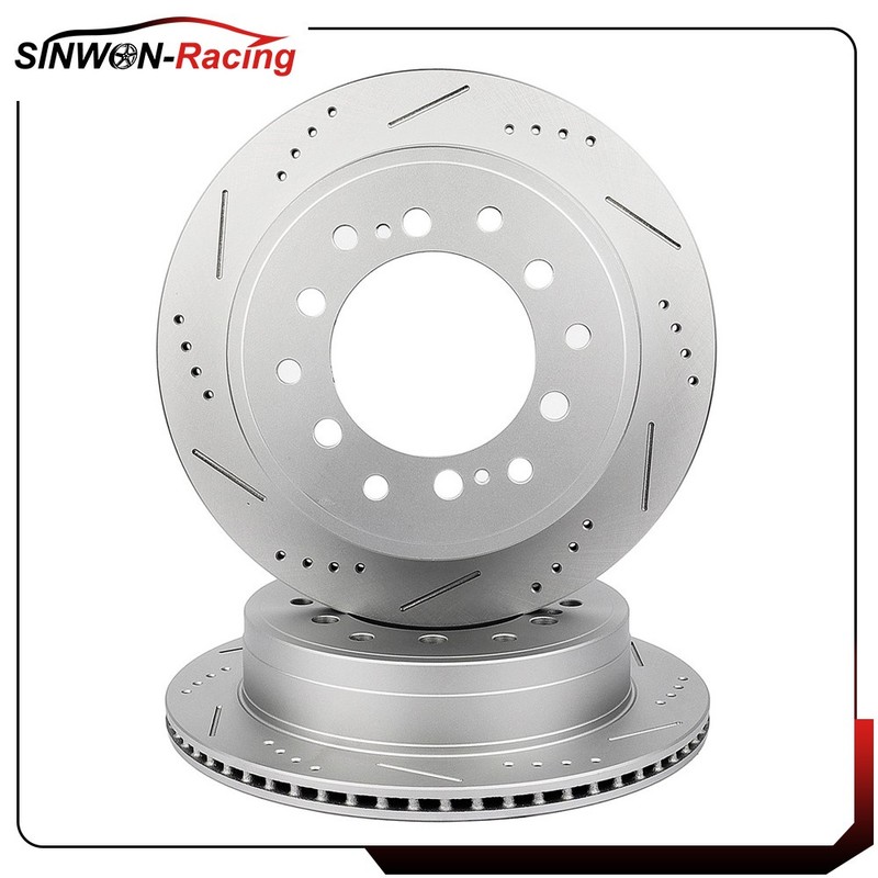 For 10 11 12 13 14 15 16 17 18 Toyota 4Runner Rear 12.28 Inch Brake Discs Rotors