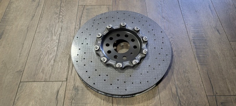 LAMBORGHINI AVENTADOR FRONT RIGHT PASSENGER SIDE BRAKE DISC ROTOR OEM 470615302C