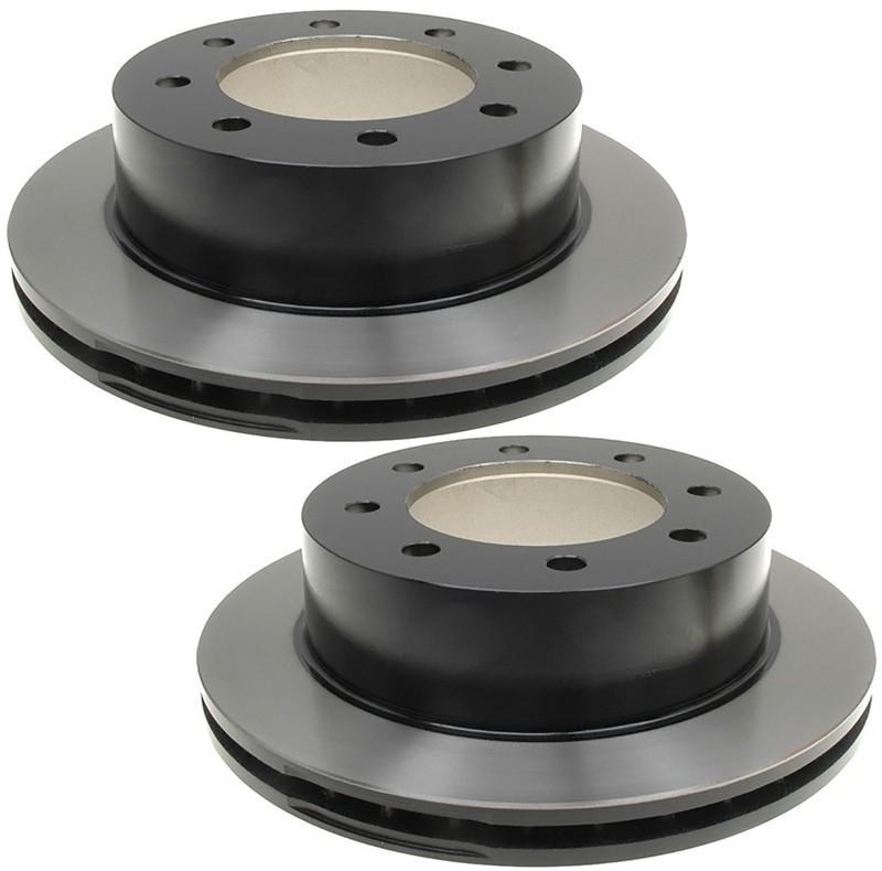 Pair Set of 2 Rear Brake Disc Rotors 330mm ACDelco Pro For GMC Chevy RPO Cde GH0