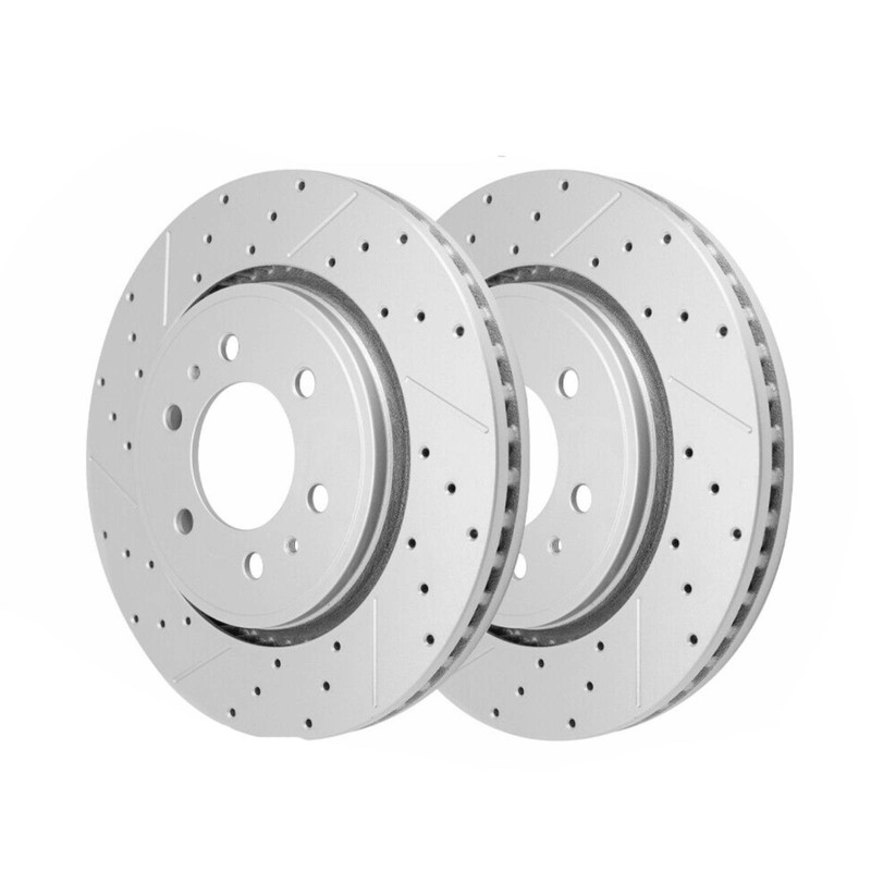 350mm Front Drilled Brake Rotors for 2007-2021 Lincoln Navigator