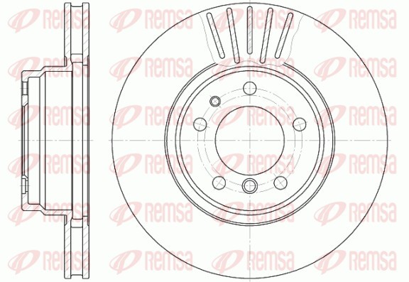 Remsa 6509.10 Brake Disc for BMW gallery