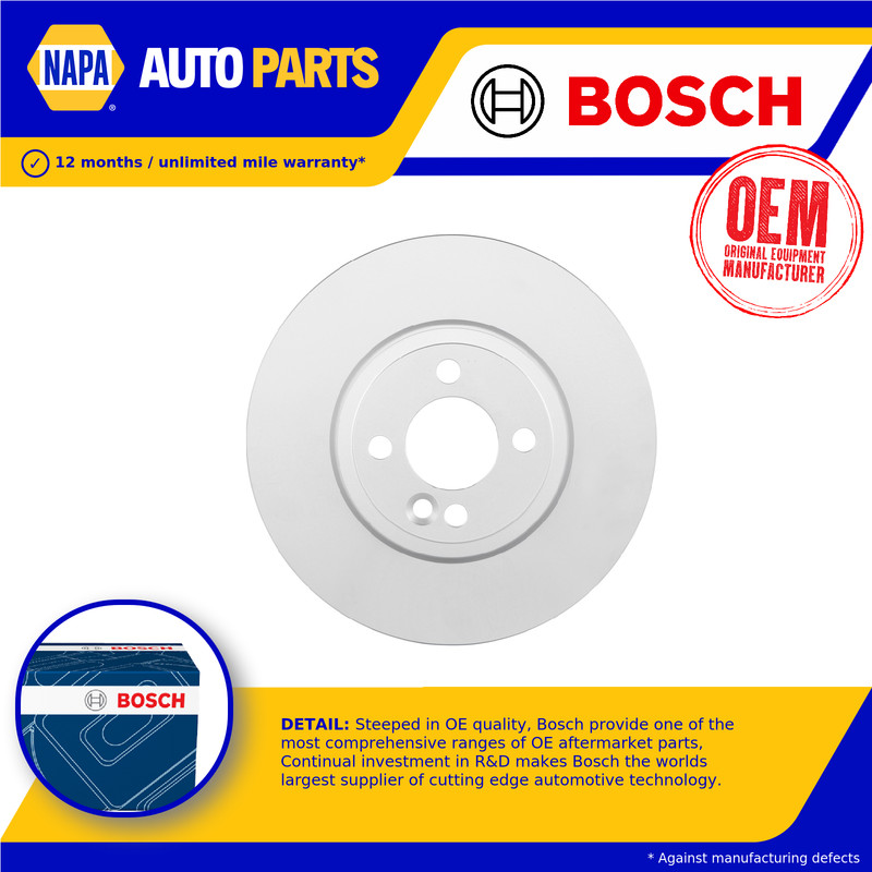 2x Brake Discs Pair Vented Front 294mm 0986479438 Bosch Set 34116768933 BD1279