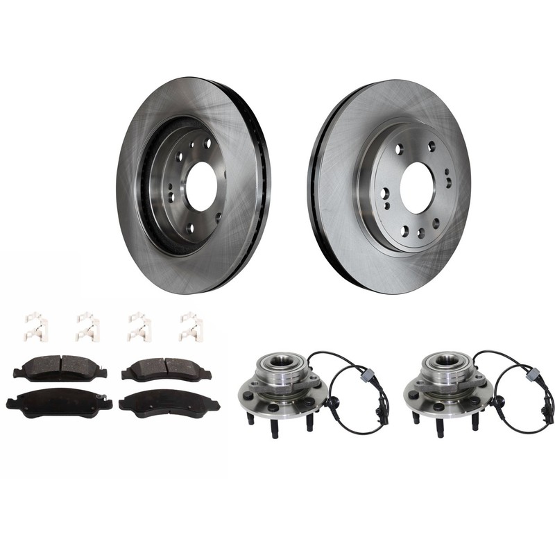 Wheel Hub Kit For 2007-13 Chevrolet Silverado 1500 Front LH RH with Bearing 4WD