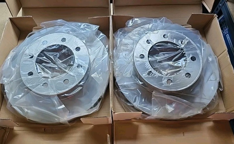 2 Disc Brake Rotor Wearever YH145257
