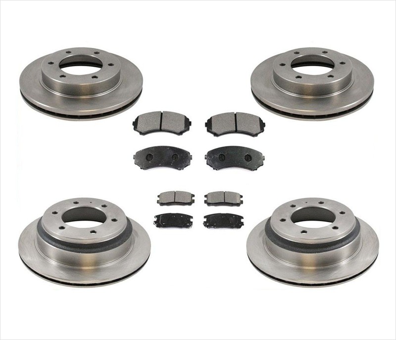 Rotors & Brake Pads Rodeo Sport Models With 4 Wheel Disc Brakes 02-03