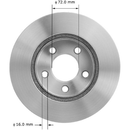 Bendix PRT5075 Brake Rotor gallery