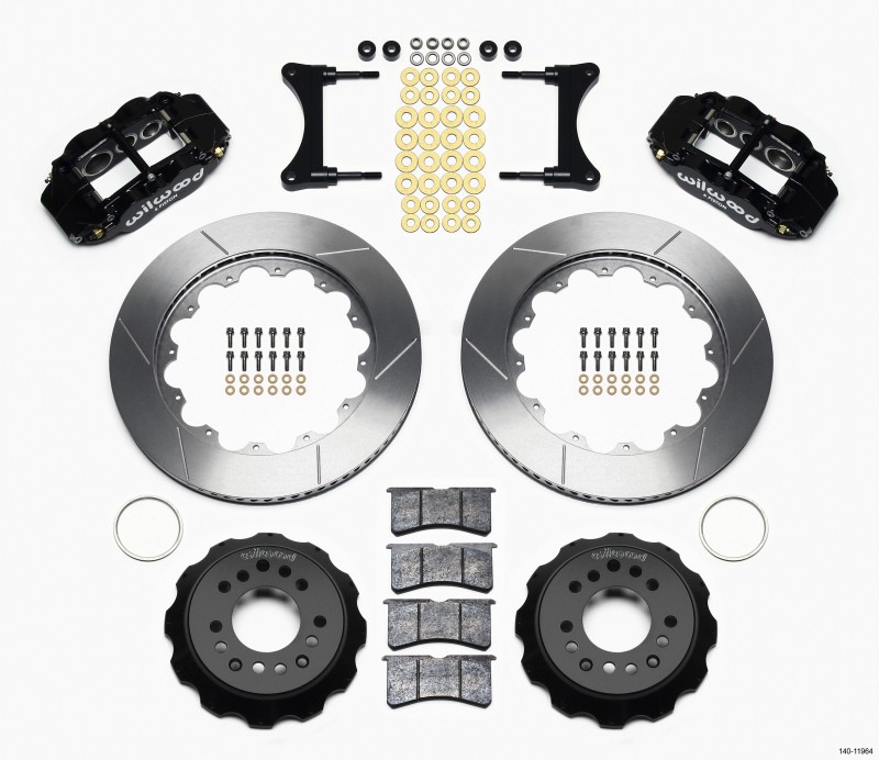 Wilwood 140-11964 Narrow Superlite 6R Front Hat Kit 14.00in fits 93-96 Mazda RX7