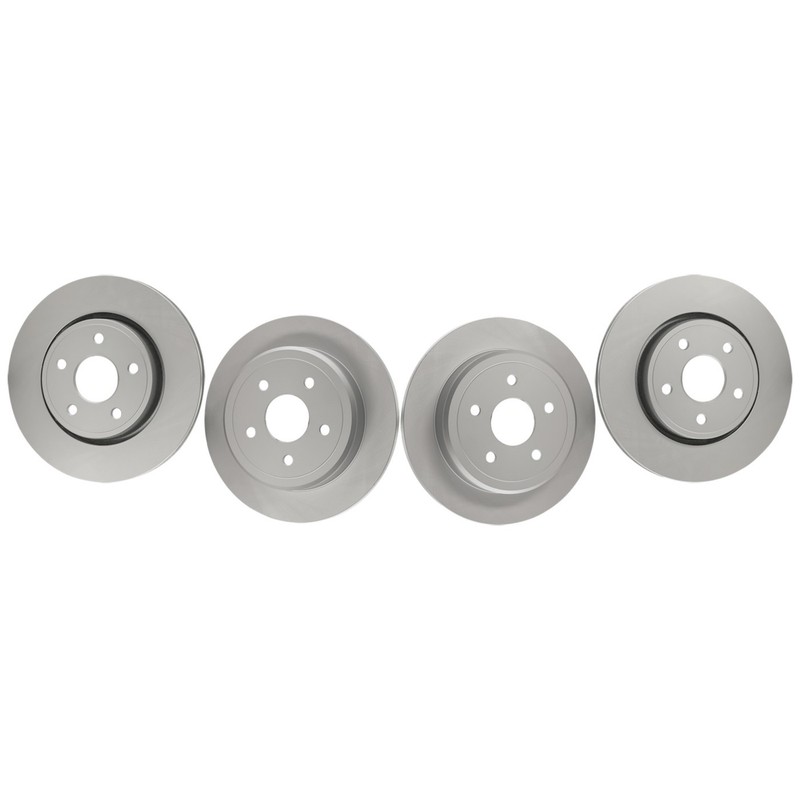 Front & Rear Brake Disc Rotors for Jeep Grand Cherokee Commander 2006-2010