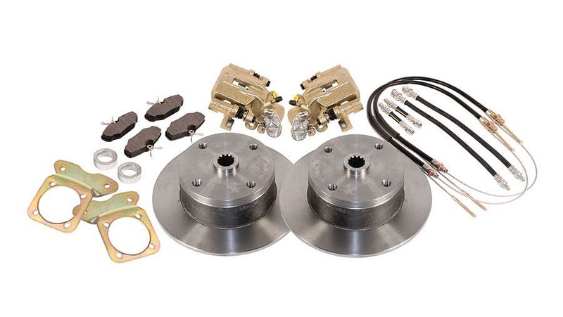 Empi Rear Brake Disc Conversion Kit VW Beetle 68 on Swing axle & IRS 22-2870-0