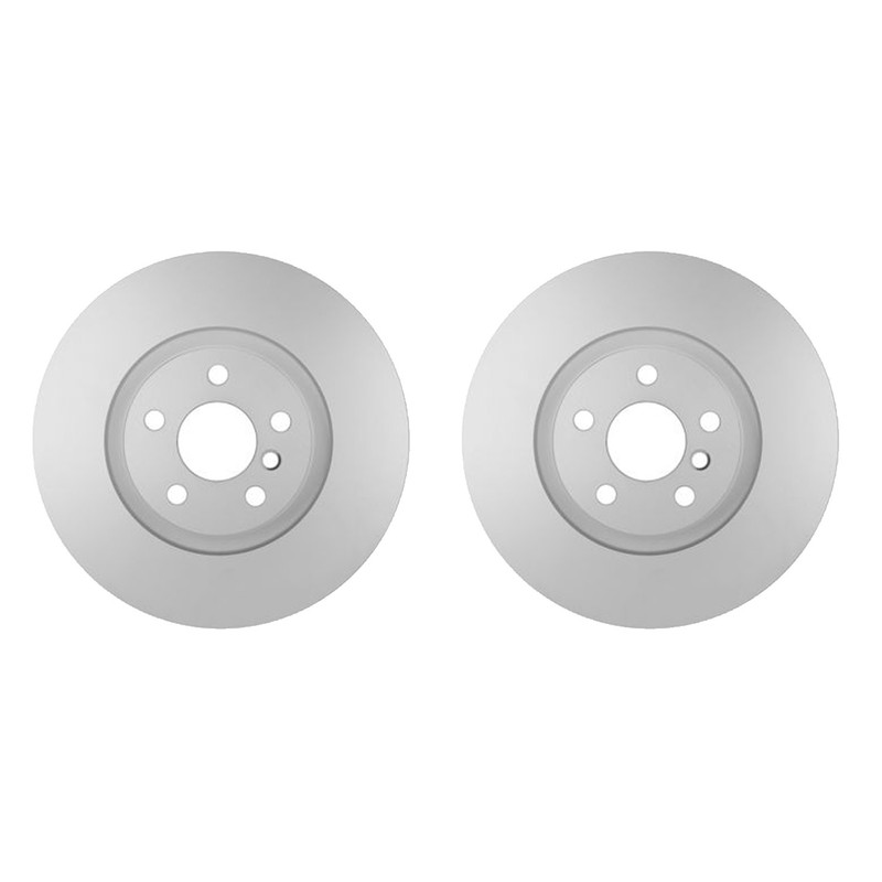 Hella Pair Set of Front 330mm Disc Brake Rotors For Range Rover 2010-2012