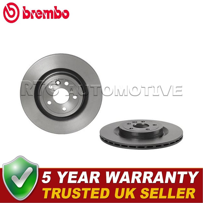 Brembo Rear 2x Discs Fits Land Rover Discovery Sport 2014- Jaguar F-Pace 2015-