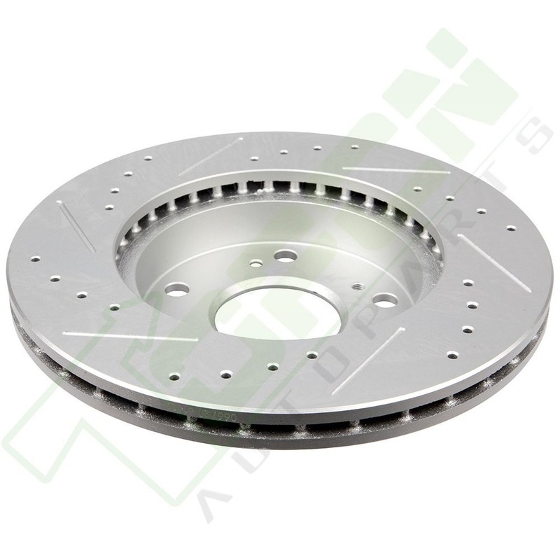 Front Rear Brake Rotors Slotted For 2002-2006 Acura RSX Base 2.0L gallery