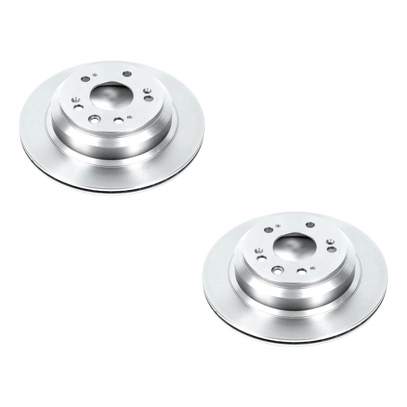 SET-P15JBR1142-2 Powerstop 2-Wheel Set Brake Discs Rear for Acura RL 2005-2012