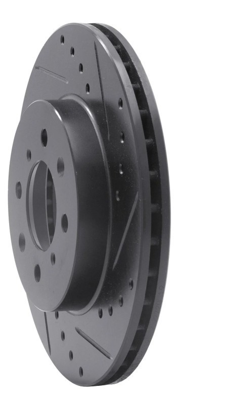 DFC® 633-59016R - Premium Drilled and Slotted Front Passenger Side Brake Rotor gallery