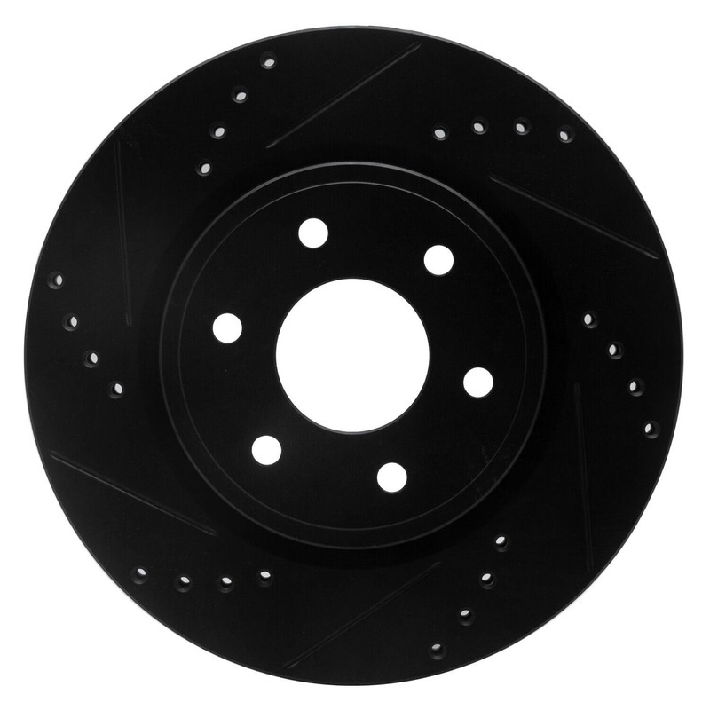 For Nissan Frontier 05-26 Brake Rotor eLINE Drilled & Slotted 1-Piece Front gallery