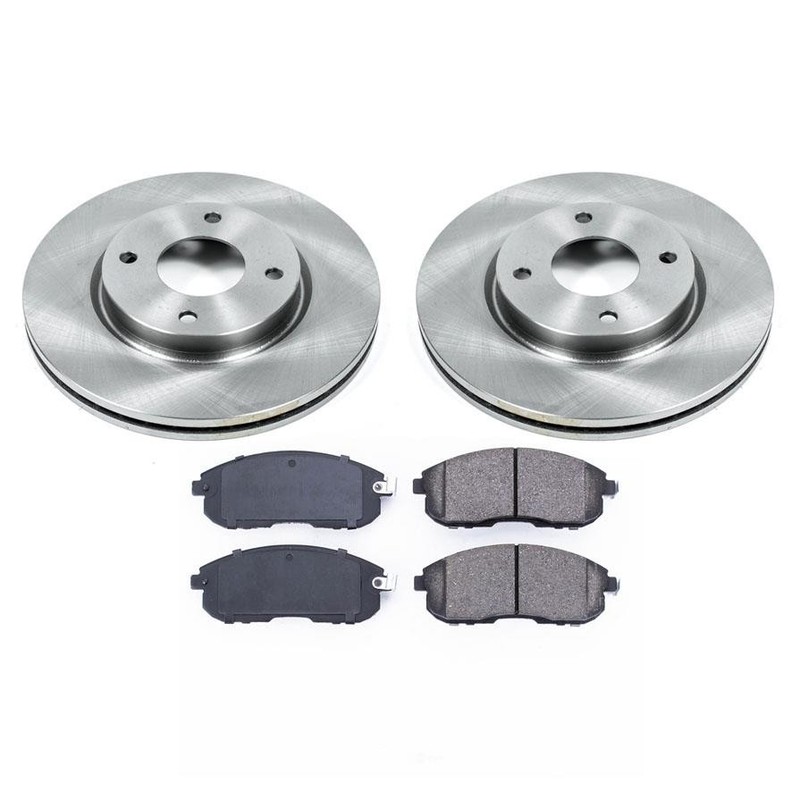 Front Disc Brake Rotors & Ceramic Brake Pads for Nissan Sentra 2.0L 2007-2012