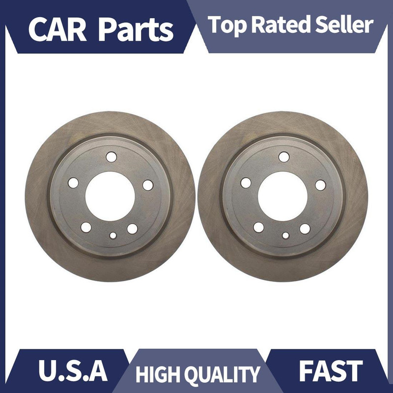 C-Tek Rear Disc Brake Rotor For BMW M6 1988 1987 For BMW 524td 1985-1986