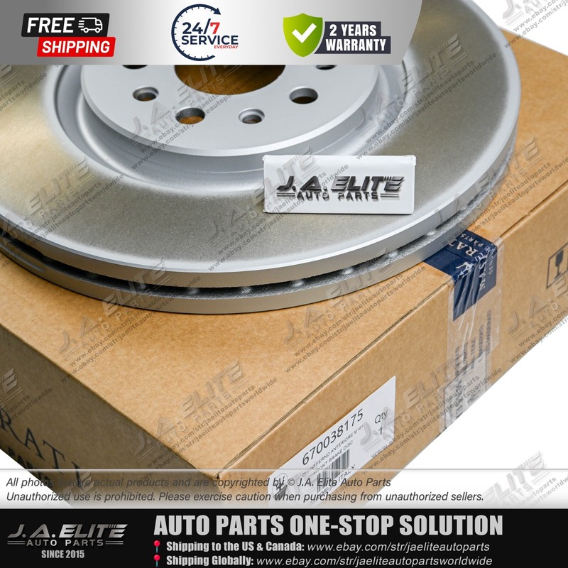 2pcs Front Brake Rotor Without holes fit Maserati Levante (2017+), 670038175 gallery
