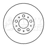 2x Brake Discs Pair Vented fits VOLVO V70 87, Mk2 2.5D Front 95 to 01 D5252T Set gallery