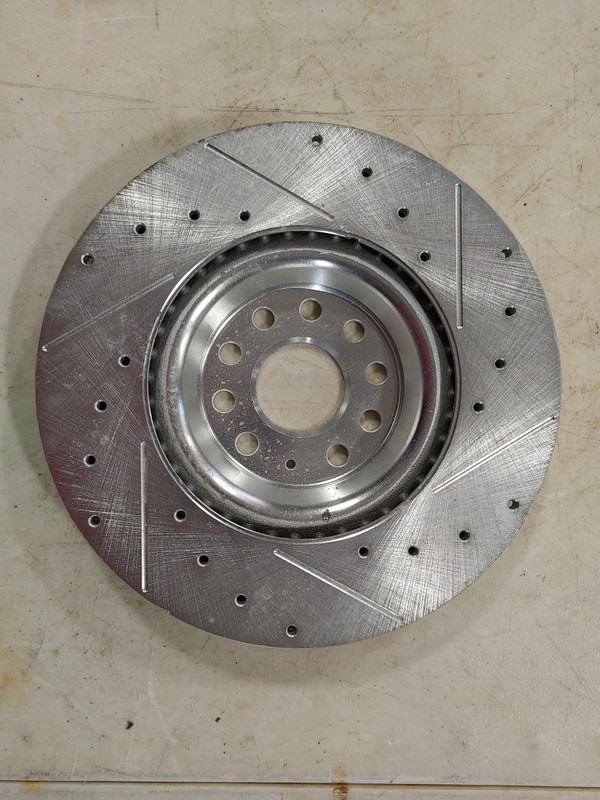 Powerstop EBR1497xl Front Cross Drilled Rotor Audi Volkswagen Drivers Front (Y3G gallery