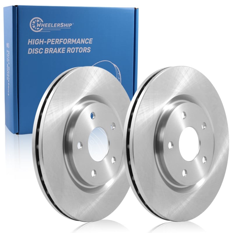 New Front Disc Rotors For Chrysler Pacifica Dodge Grand Caravan Volkswagen Ro…
