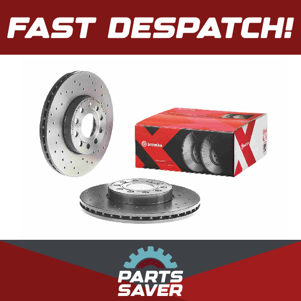 2x Brake Discs Pair Vented fits SKODA KAROQ NU7 Front 2017 on 288mm Set Brembo