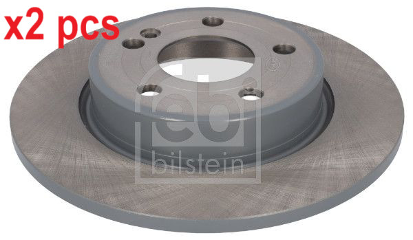 X2 PCS L&R SIDES REAR BRAKE DISC 107512