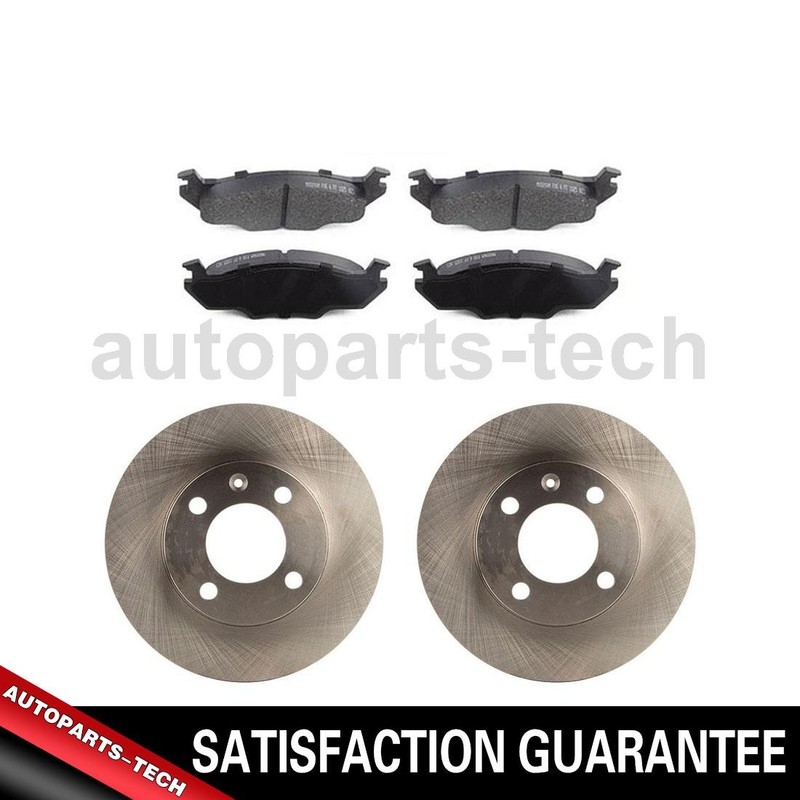 Magma Front Disc Brake Pad Set Disc Brake Rotor Fits Volkswagen Jetta