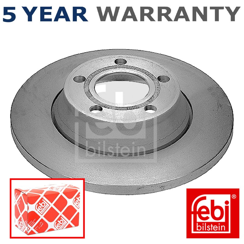 Febi Front Brake Discs Fits Audi A4 1994-2001 1.6 1.9 TDi