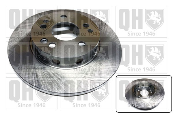 2x Brake Discs Pair Solid Front 284mm BDC3446 Quinton Hazell Set 1244211212 New gallery