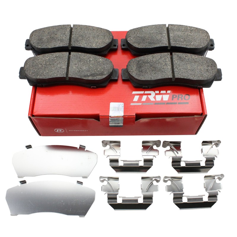 DuraGo Front Rotors TRW Pro Ceramic Disc Brake Pad Kit For Accord Crosstour CR-V gallery
