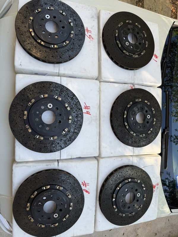FERRARI 488 F8 SF90 CARBON BRAKE DISC ROTOR OEM 319166 49T25910