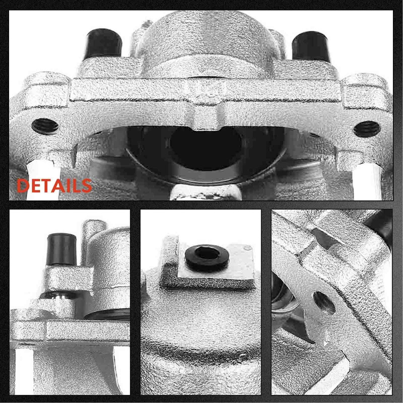 8x Front Disc Rotors & Pads + Caliper for Chrysler Town & Country Dodge Caravan gallery