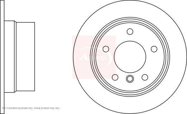 2x APEC Rear Brake Discs For BMW Z3 Roadster (E36) 2.0 i 1999-2003 DSK352 gallery