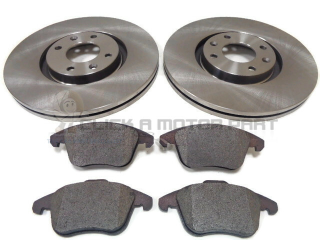 PEUGEOT 5008 2.0 HDI FRONT 2 BRAKE DISCS AND PADS SET NEW (302MM SIZE ONLY)