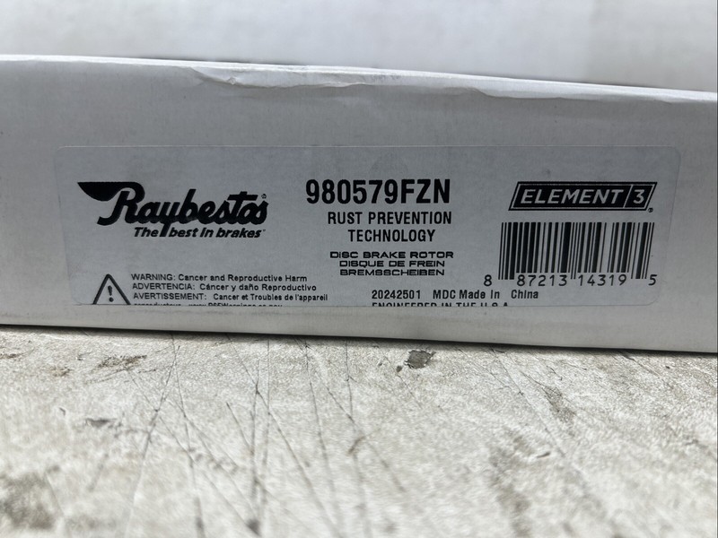 Raybestos Disc Brake Rotor 980579FZN (New Old Stock) gallery