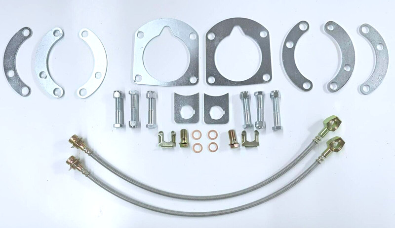 1955 - 1964 Chevy Impala Rear Drilled Slotted Disc Brake Conversion Kit Lines gallery