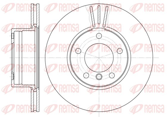Remsa 6514.10 Brake Disc for BMW
