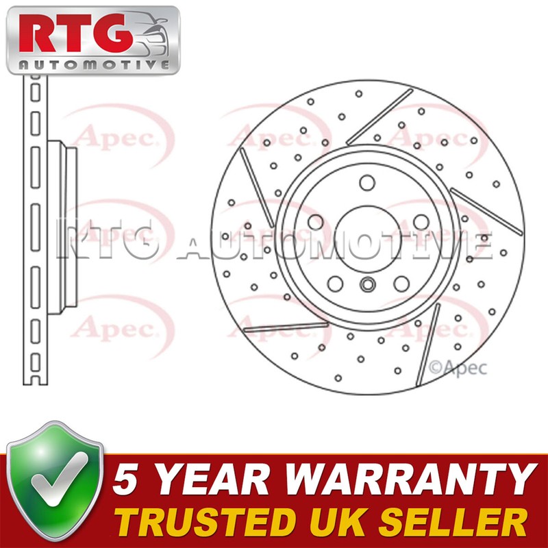 Rear 1x Brake Disc Fits BMW 3 Series 2005-2012 2.5 3.0 D 34216787931