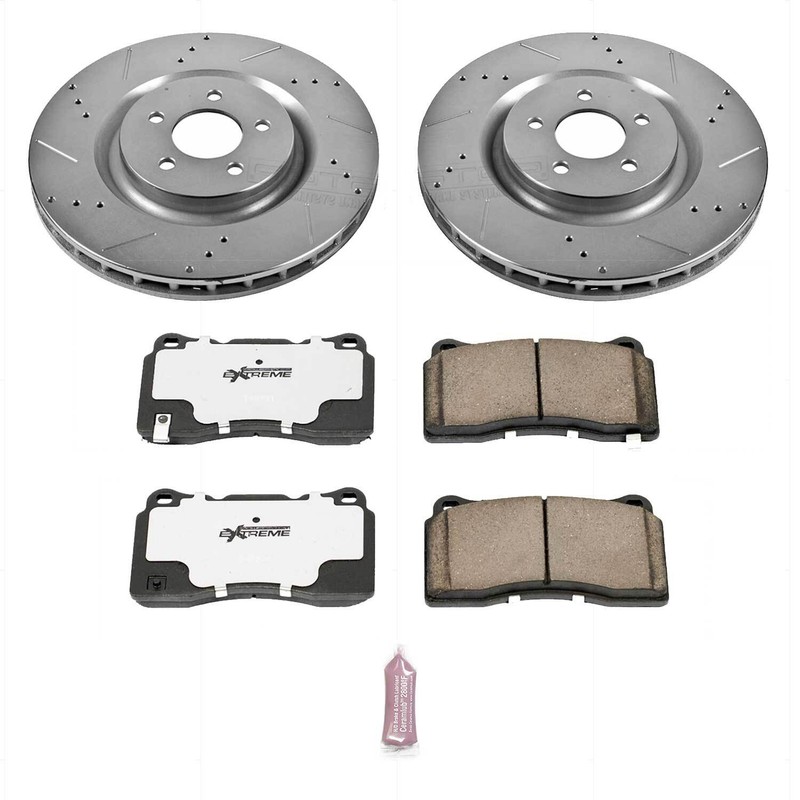 Power Stop K4547-26 1-Click Street Warrior Z26 Brake Kit for 07-14 Ford Mustang