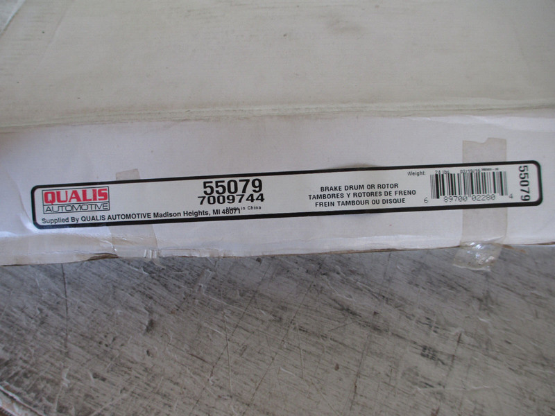 Qualis Brake Drum Rotor 55079 gallery