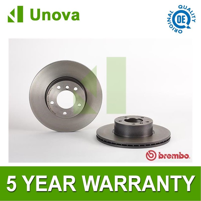 Brake Disc Front Unova Fits BMW 3 Series X1 4 2 1 + Other Models #1