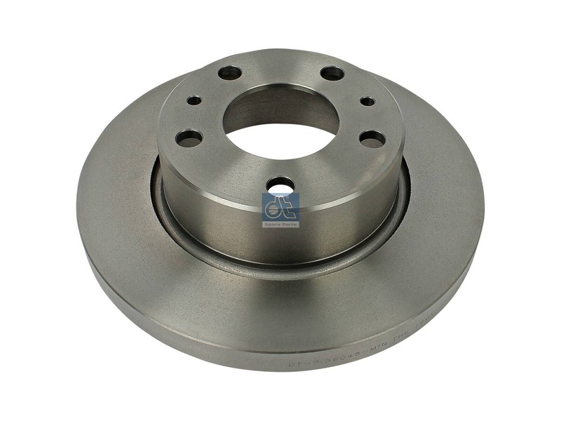 Brake disc DT Spare Parts 7.36048 Brake disc D 276 mm 5 bores b 15,7 mm P 118 mm