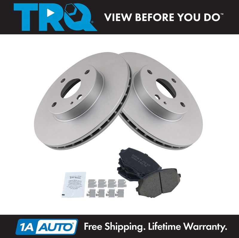 TRQ Front Brake Pad & Rotor Kit Fits 1994-2005 Mazda Miata