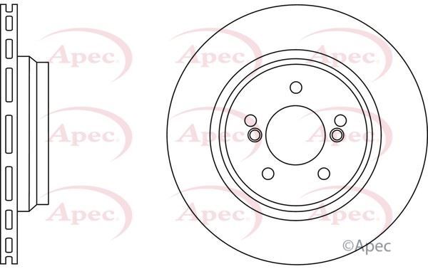 Brand New Brake Disc For BMW 5 98-03 2229379 APEC DSK2739 gallery