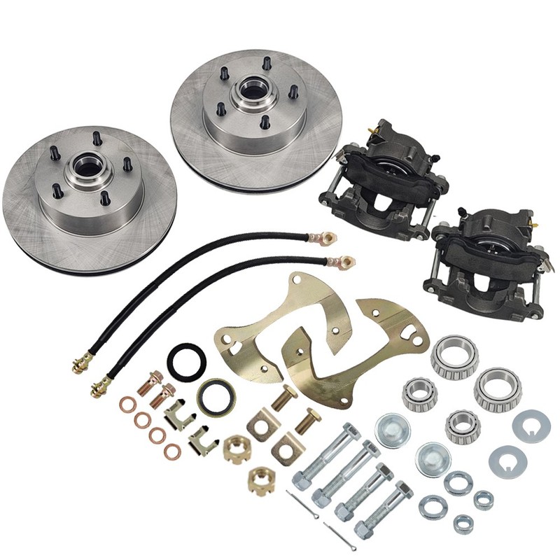 5 x 4-3/4" Deluxe Disc Brake Kit For 55-1964 Chevy Full Size Impala Bel Air Car gallery